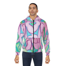Load image into Gallery viewer, Artistic Unisex Zip Hoodie - Colorful Abstract Design