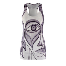 Load image into Gallery viewer, Women's Cut &amp; Sew Racerback Dress (AOP)