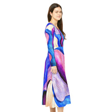 Load image into Gallery viewer, Women's Long Sleeve Dance Dress (AOP)