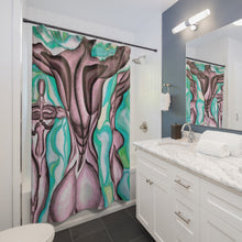 Load image into Gallery viewer, Artistic Abstract Body Shower Curtain - Modern Bathroom Decor