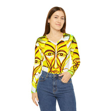 Load image into Gallery viewer, Women's Long Sleeve V-neck Shirt (AOP)