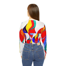 Load image into Gallery viewer, Women's Long Sleeve V-neck Shirt (AOP)