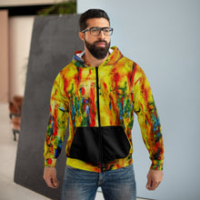 Load image into Gallery viewer, Unisex Zip Hoodie (AOP)