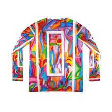 Load image into Gallery viewer, Women's Long Sleeve V-neck Shirt (AOP)