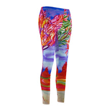 Load image into Gallery viewer, Women's Cut &amp; Sew Casual Leggings (AOP)