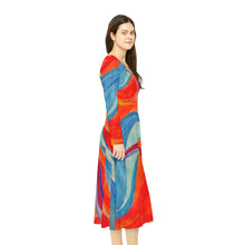 Load image into Gallery viewer, Women's Long Sleeve Dance Dress