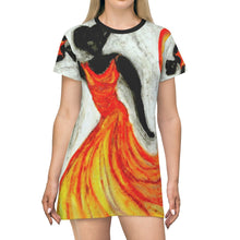 Load image into Gallery viewer, All Over Print T-Shirt Dress