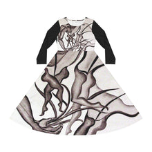Load image into Gallery viewer, Women's Long Sleeve Dance Dress