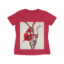Load image into Gallery viewer, Women's Heather Wicking Tee