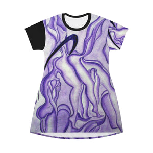All Over Print T-Shirt Dress