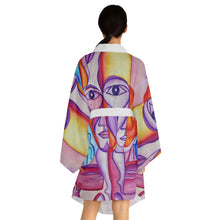Load image into Gallery viewer, Long Sleeve Kimono Robe (AOP)