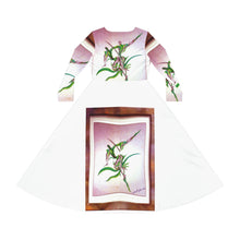 Load image into Gallery viewer, Women's Long Sleeve Dance Dress (AOP)