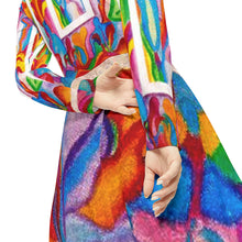 Load image into Gallery viewer, Women's Long Sleeve Dance Dress (AOP)