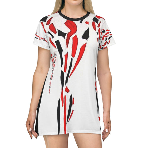 All Over Print T-Shirt Dress