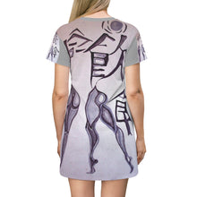 Load image into Gallery viewer, All Over Print T-Shirt Dress