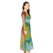 Load image into Gallery viewer, Women's Long Sleeve Dance Dress (AOP)