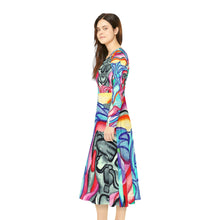 Load image into Gallery viewer, Women's Long Sleeve Dance Dress