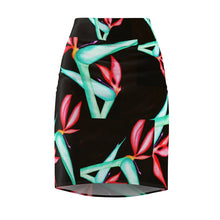 Load image into Gallery viewer, Birds of Paradise Pencil Skirt