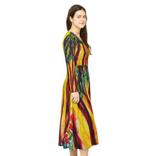 Load image into Gallery viewer, Women's Long Sleeve Dance Dress