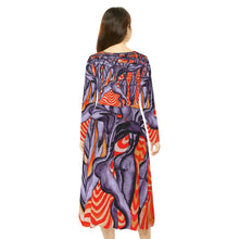 Load image into Gallery viewer, Women's Long Sleeve Dance Dress (AOP)