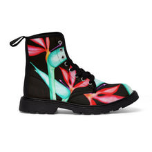 Load image into Gallery viewer, Birds of Paradise Men&#39;s Canvas Boots