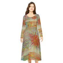 Load image into Gallery viewer, Women's Long Sleeve Dance Dress (AOP)