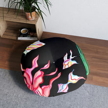 Load image into Gallery viewer, Tufted Floor Pillow, Round