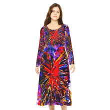 Load image into Gallery viewer, Women's Long Sleeve Dance Dress