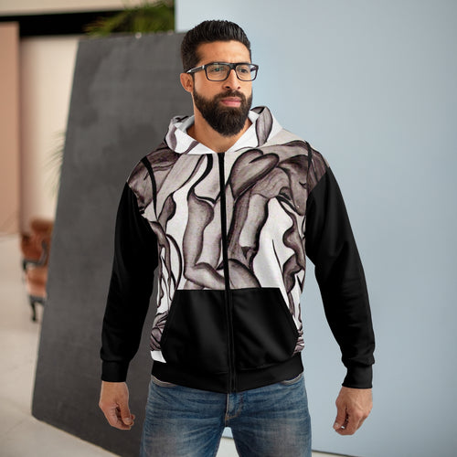 AOP Unisex Zip Hoodie