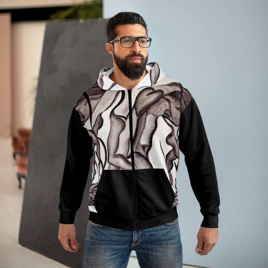 AOP Unisex Zip Hoodie