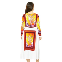 Load image into Gallery viewer, Women's Long Sleeve Dance Dress (AOP)