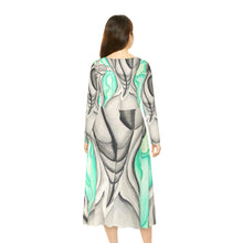 Load image into Gallery viewer, Women's Long Sleeve Dance Dress