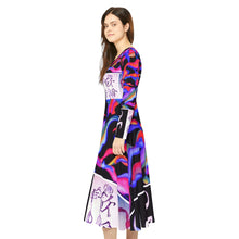 Load image into Gallery viewer, Women's Long Sleeve Dance Dress (AOP)