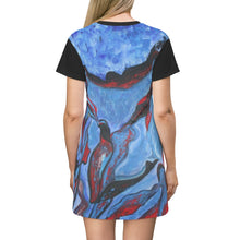 Load image into Gallery viewer, All Over Print T-Shirt Dress