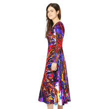Load image into Gallery viewer, Women's Long Sleeve Dance Dress