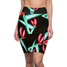 Load image into Gallery viewer, Birds of Paradise Pencil Skirt