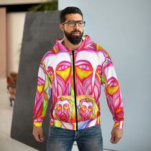Load image into Gallery viewer, Unisex Zip Hoodie (AOP)