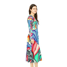 Load image into Gallery viewer, Women's Long Sleeve Dance Dress