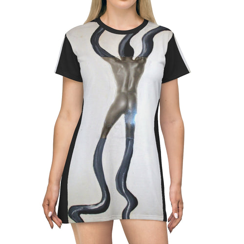 All Over Print T-Shirt Dress