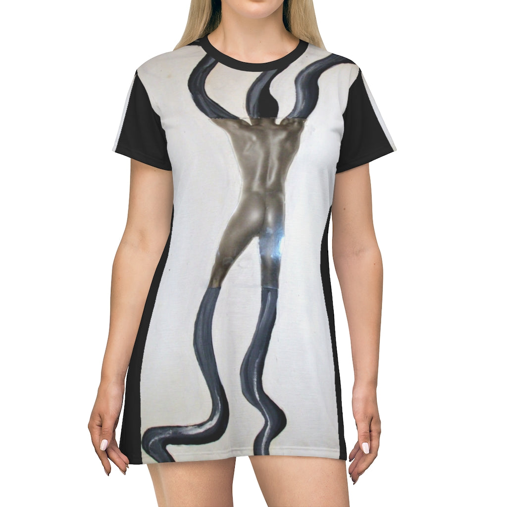 All Over Print T-Shirt Dress