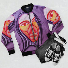 Load image into Gallery viewer, Men&#39;s Bomber Jacket (AOP)