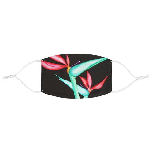 Birds of Paradise Fabric Face Mask