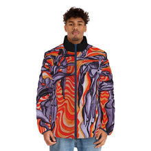 Load image into Gallery viewer, Men&#39;s Puffer Jacket (AOP)