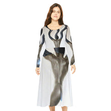 Load image into Gallery viewer, Women's Long Sleeve Dance Dress (AOP)