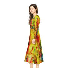 Load image into Gallery viewer, Women's Long Sleeve Dance Dress