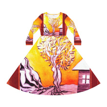 Load image into Gallery viewer, Women's Long Sleeve Dance Dress (AOP)