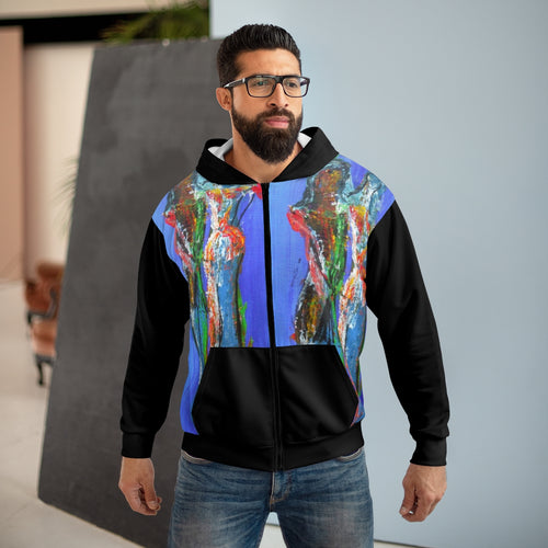 AOP Unisex Zip Hoodie