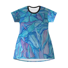 Load image into Gallery viewer, All Over Print T-Shirt Dress