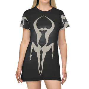 All Over Print T-Shirt Dress