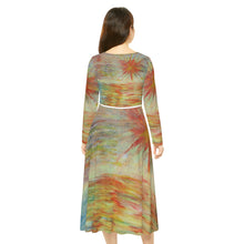 Load image into Gallery viewer, Women's Long Sleeve Dance Dress (AOP)